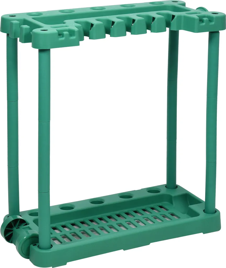 Organizer Attrezzi Giardino Flo 84x74x35 cm | Porta Attrezzi Plastica 45kg - 1