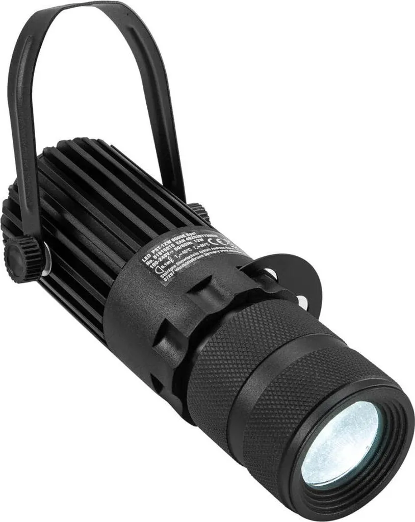 EUROLITE LED PST-12W 6000K Spot Projecteur de Scène Blanc Froid Pinspot