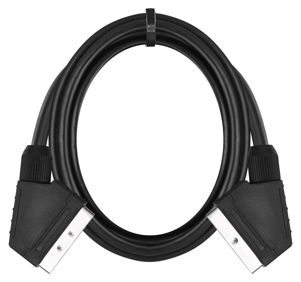 EMOS SCART Adapter, AV Scartkabel - SCART-Stecker auf SCART-Stecker, 1,5m, ECO, SL2001