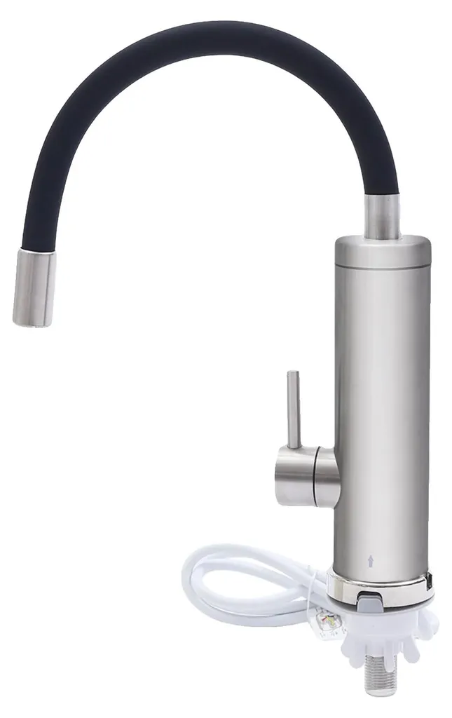 Chauffe-eau instantané de type robinet électrique mural argenté 3000W