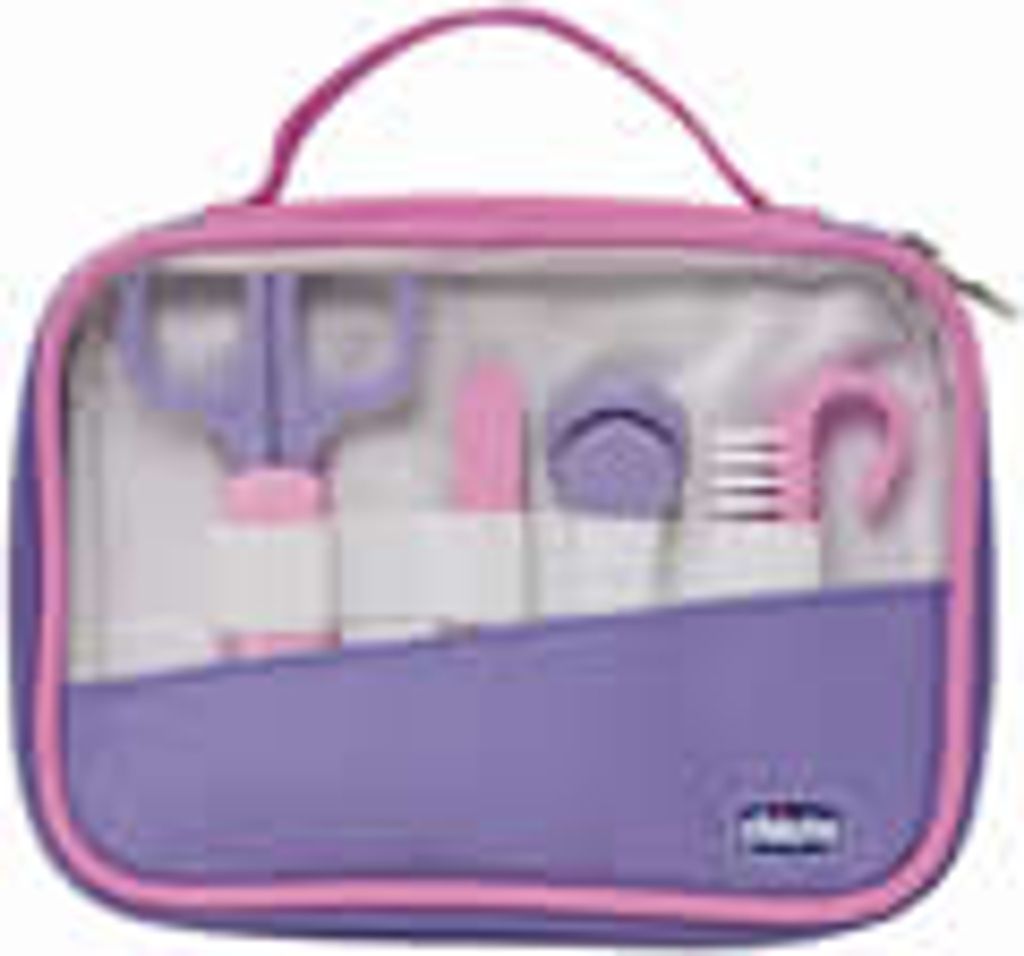 Chicco 10tlg Baby-Pflegeset Nagelschere Nagelfeile Girl