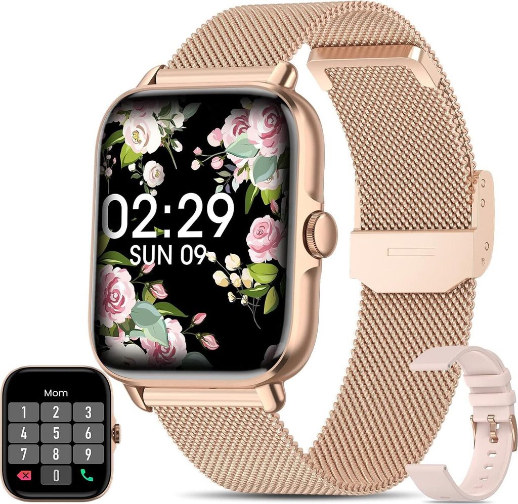 Smartwatch, 1,7 Zoll HD Armbanduhr mit Telefonfunktion, 28 Produktbild