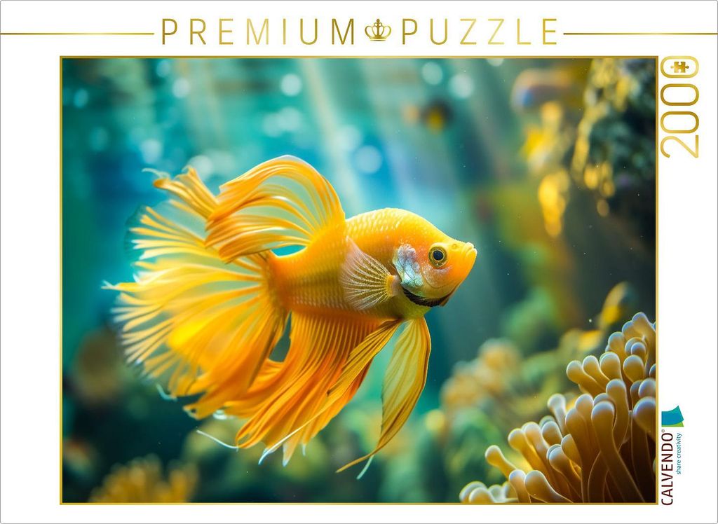 CALVENDO Puzzle Ein Motiv aus dem Kalender Exotische Fische | 2000 Teile Lege-Größe 90x67cm Foto-Puzzle für glückliche Stunden