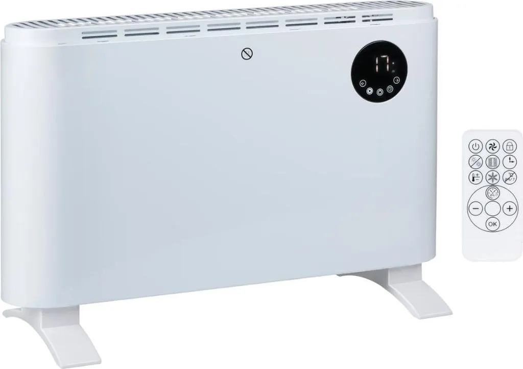 Radiateur rayonnant Alpina 2000W avec 3 niveaux de chauffe et thermostat