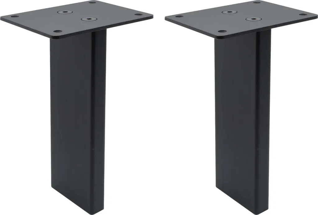 Piede da Bar STRAIGHT Nero Natural Goods Berlin - Console 2 Pezzi DIY