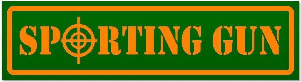 Kiwistar - Autoaufkleber - Orange - Grün - 30 x 8 cm - Sporting Gun - Hinweis Aufkleber Sticker für Auto, Kfz, Fahrrad, PKW, LKW