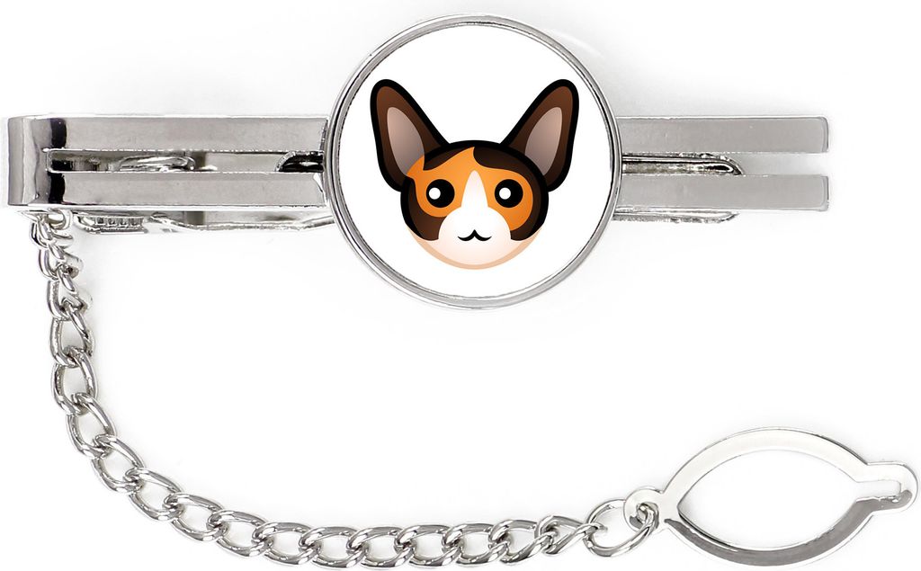 Cornisch Rex - eleganter Metallschlüsselanhänger von Art-Dog als Geschenk