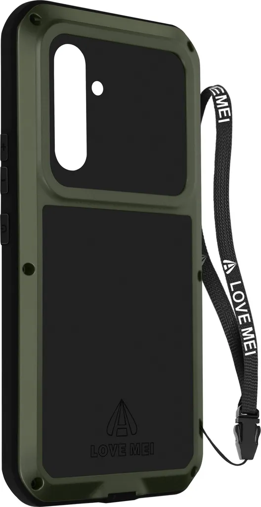 Protection Samsung A54 5G pour Chantier et Sport Extrême Vert Kaki
