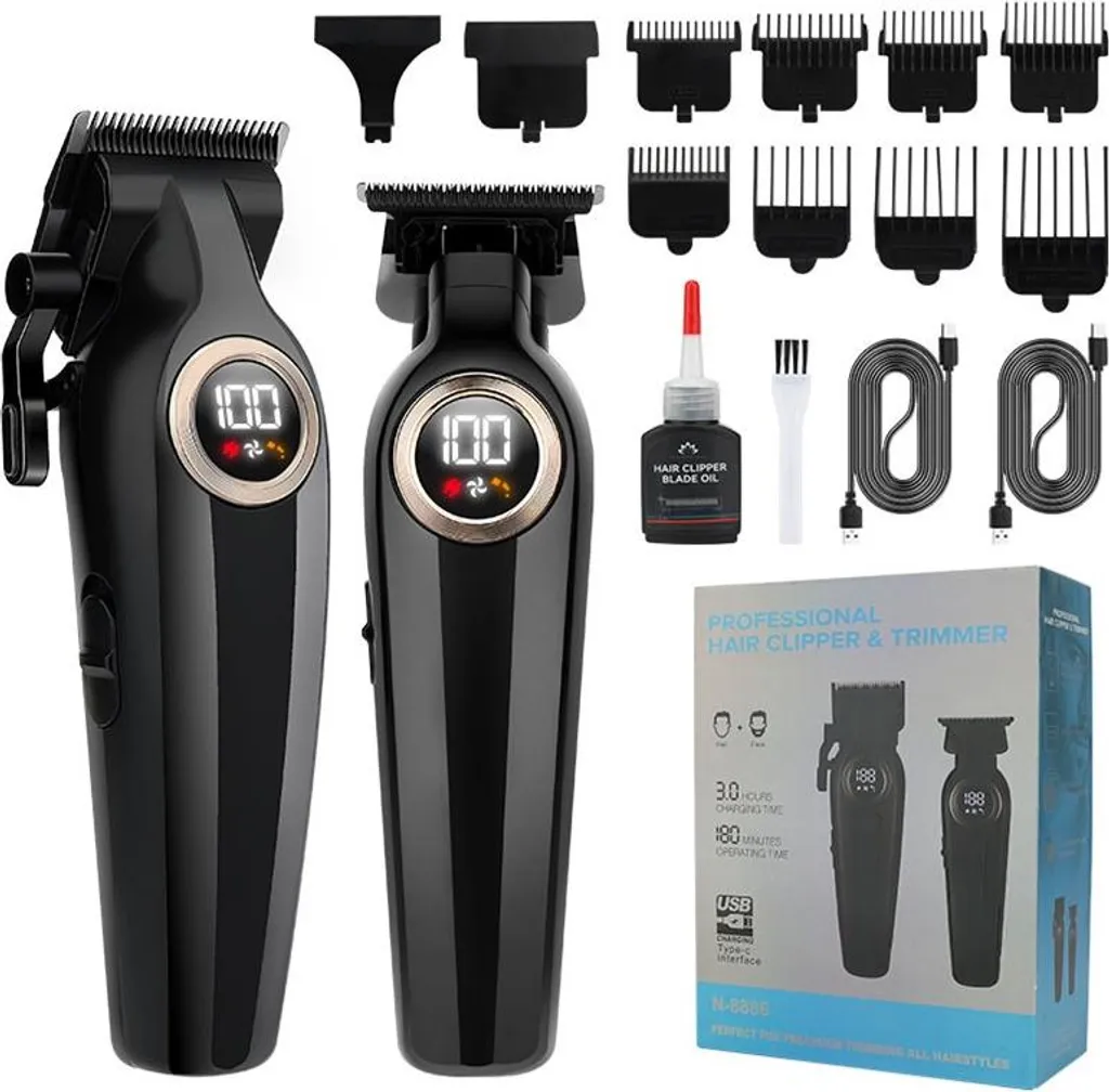 Tondeuse à Cheveux pour dégradés et contours nets à domicile et Salon