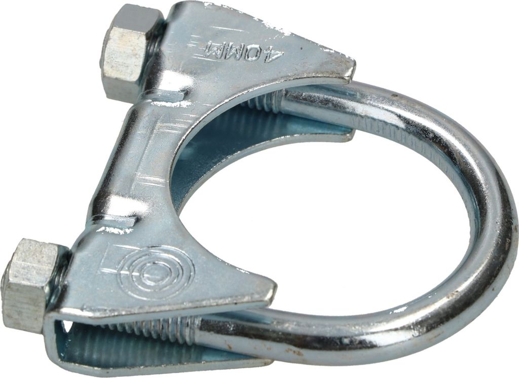 KOTARBAU Bügelschelle 40 mm Auspuffschelle Rohrschelle Rohrbügelschelle U-Bolzen für Montage von Antennen Rohren Masten Universalschelle für ...
