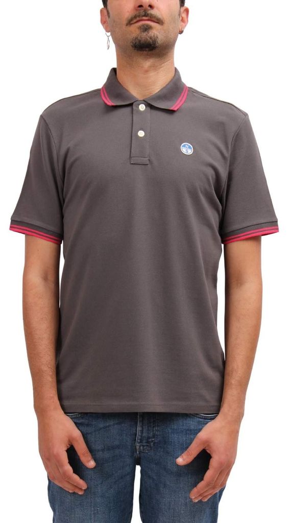 NORTH SAILS – Herren-Polohemd in regulärer Passform mit Logo am Kragen – Größe L