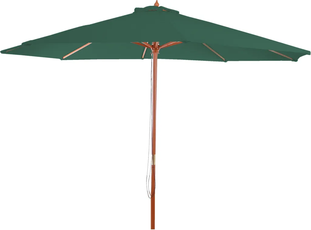 Ombrellone da Giardino Florida 3,5m Verde | Design Legno Moderno