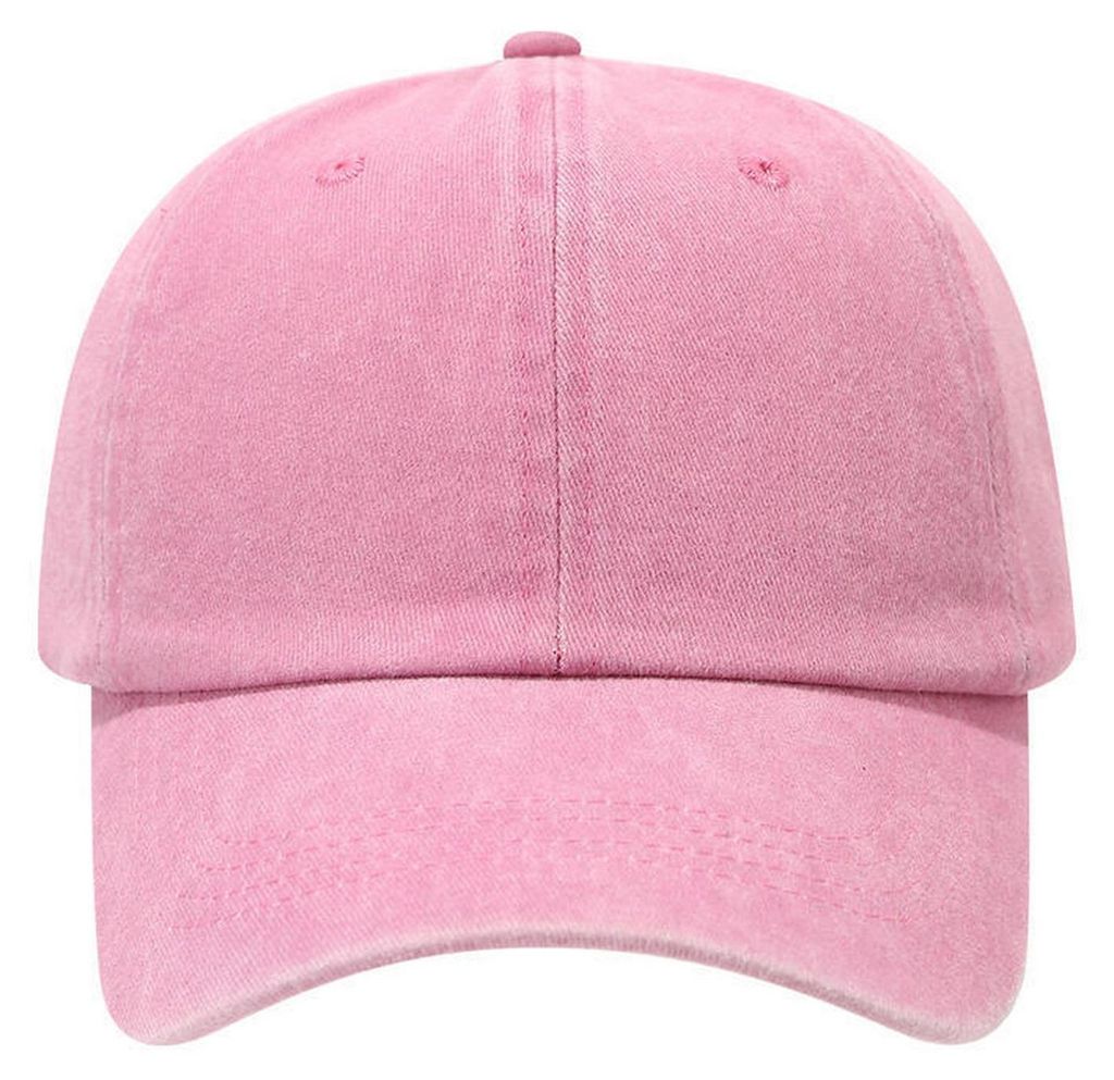 Baseballkappe mit weichem Oberteil und verstellbarem Verschluss, gewaschener Used-Look, Sonnenhut im Retro-Streetstyle, Baseballkappe für Damen un...