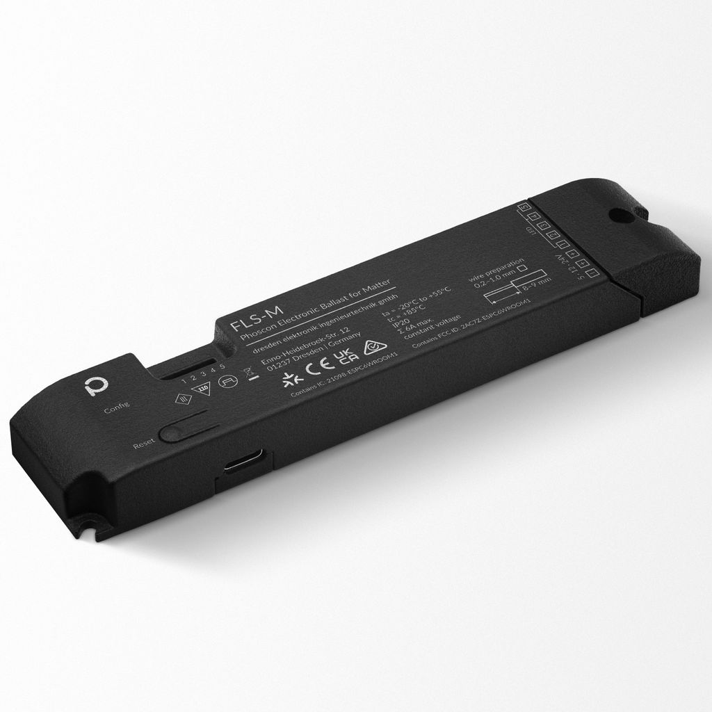 Phoscon FLS-M - der  Matter Zigbee LED Controller für Produktbild 