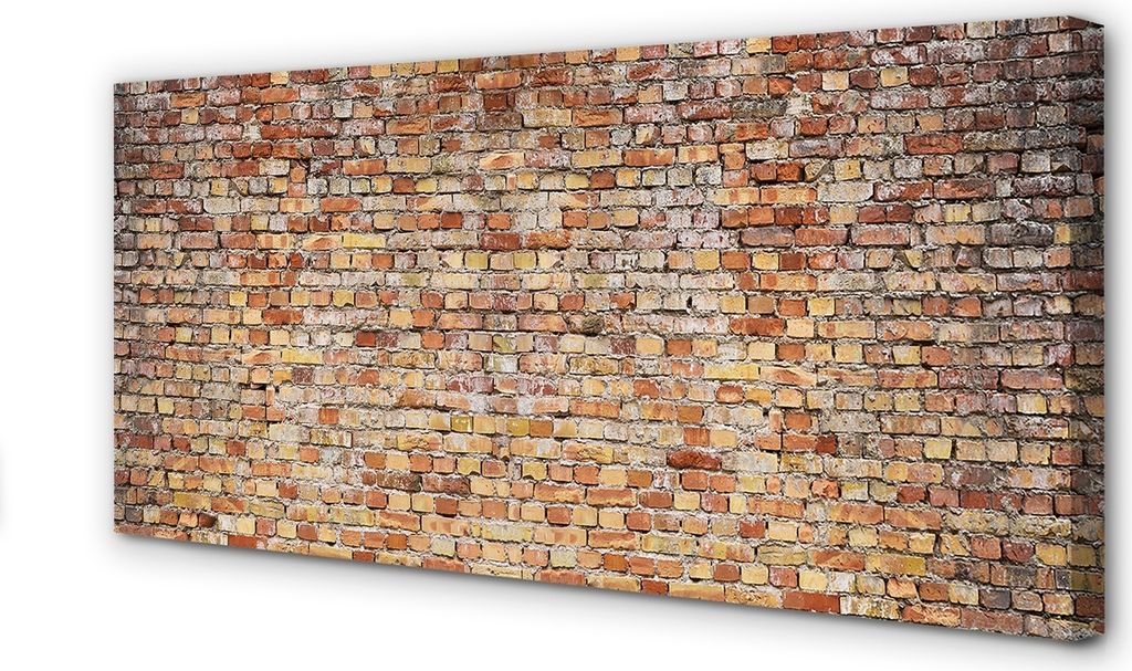 Leinwandbild 100x50 Wandkunst Backsteinmauer Stein