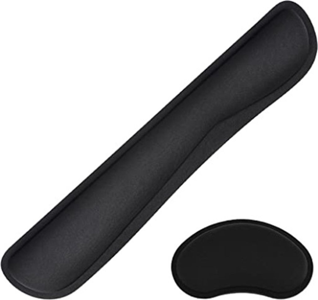 1 Set Maus Handgelenkstütze Verschleiß resistent hoher elastischer Stoffvergrößerung Tastatur Handgelenk Ruhebads Vorräte für Zuhause