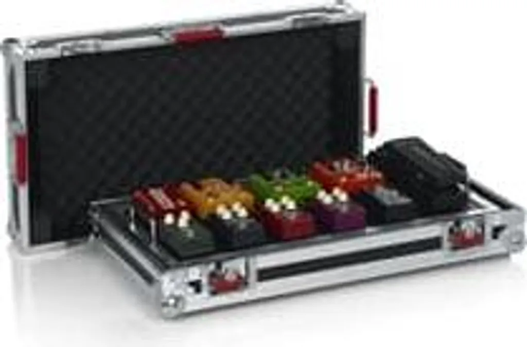 Pédalier à roulettes G-TOUR PEDALBOARD-LGW en bois robuste noir