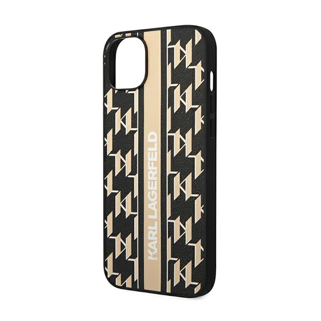 Custodia Rigida iPhone 14 Plus Karl Lagerfeld Marrone Monogram - 6