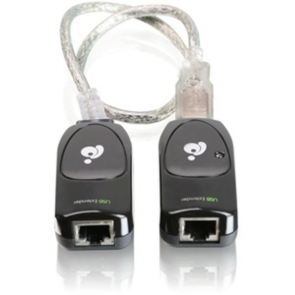 iogear USB Ethernet Extender, Kunststoff, 135 g, 60 m, 120,6 mm, 152 mm, 3,3 x 2,3 x 4,9 mm