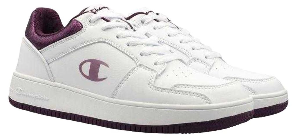 Champion - Sneaker für Damen, Folie, niedrig geschnitten PP9642 (38,5 EU) (Weiß/Pink)