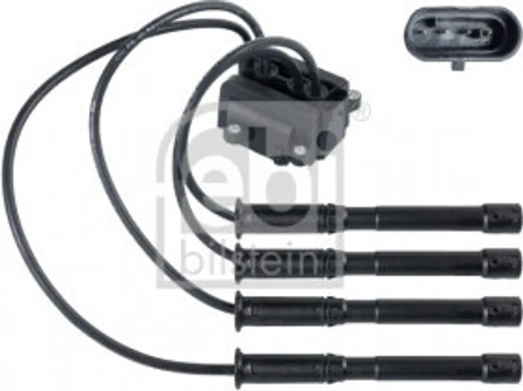 Bobine d'allumage FEBI 26494 haute tension pour Twingo I et Kangoo (KC)