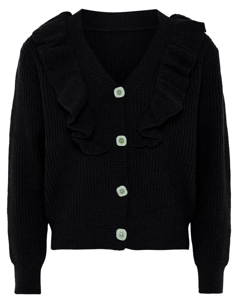 LUREA damen strick cardigan - Schwarz, XL/XXL
