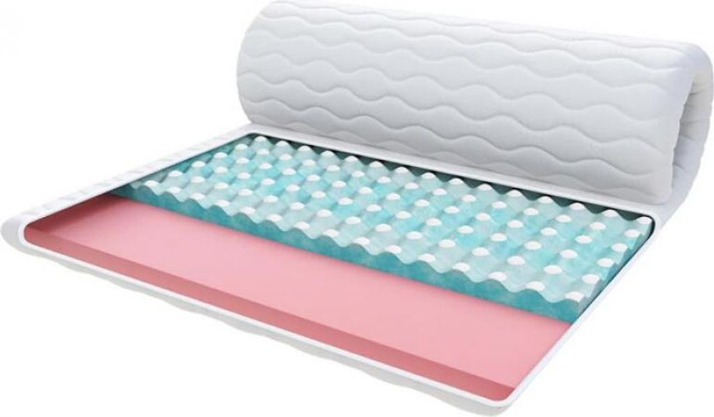 Topper 180x200 cm Matratzenauflage MALTA mit Visco-Schaum Matratzenschoner H2 H4 mit Premium Bezug