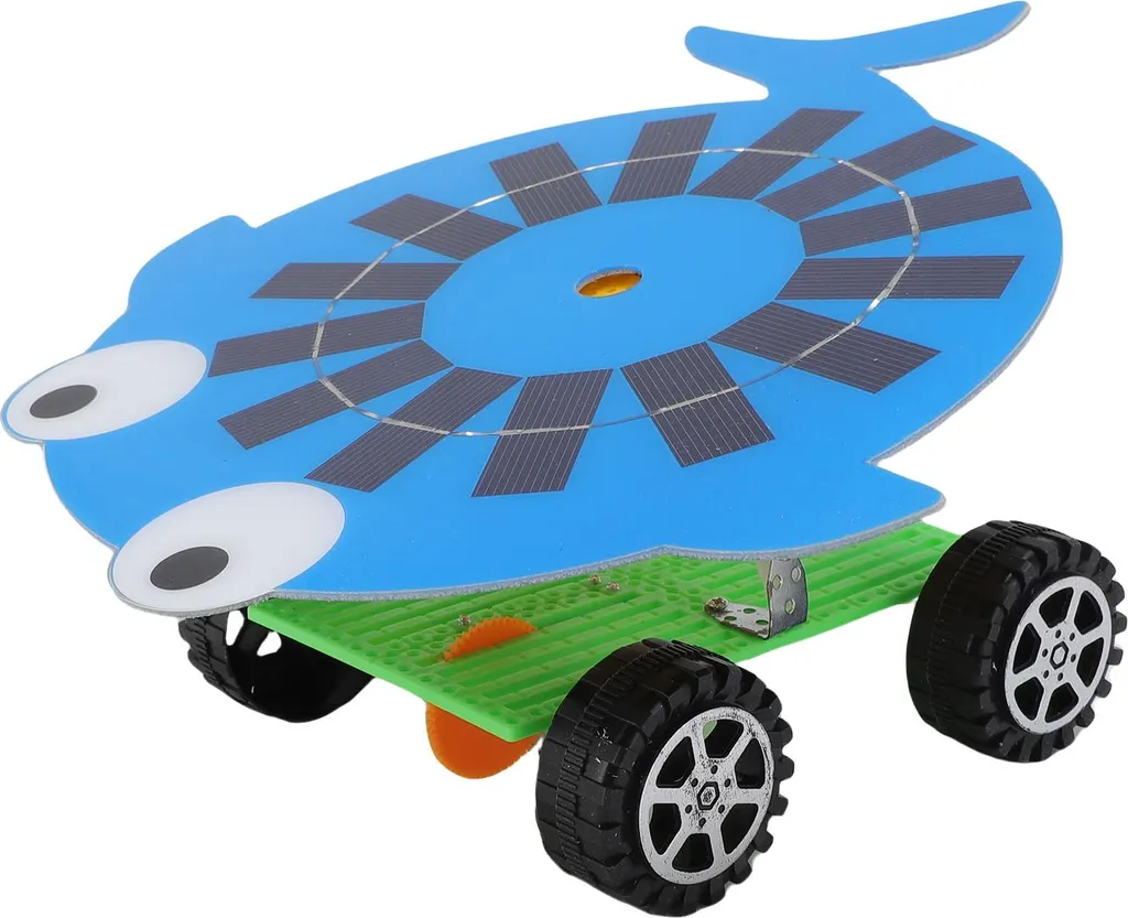 Mini Auto Solare 5W Pannello Monocristallino - Kit Scienza per Bambini - 1