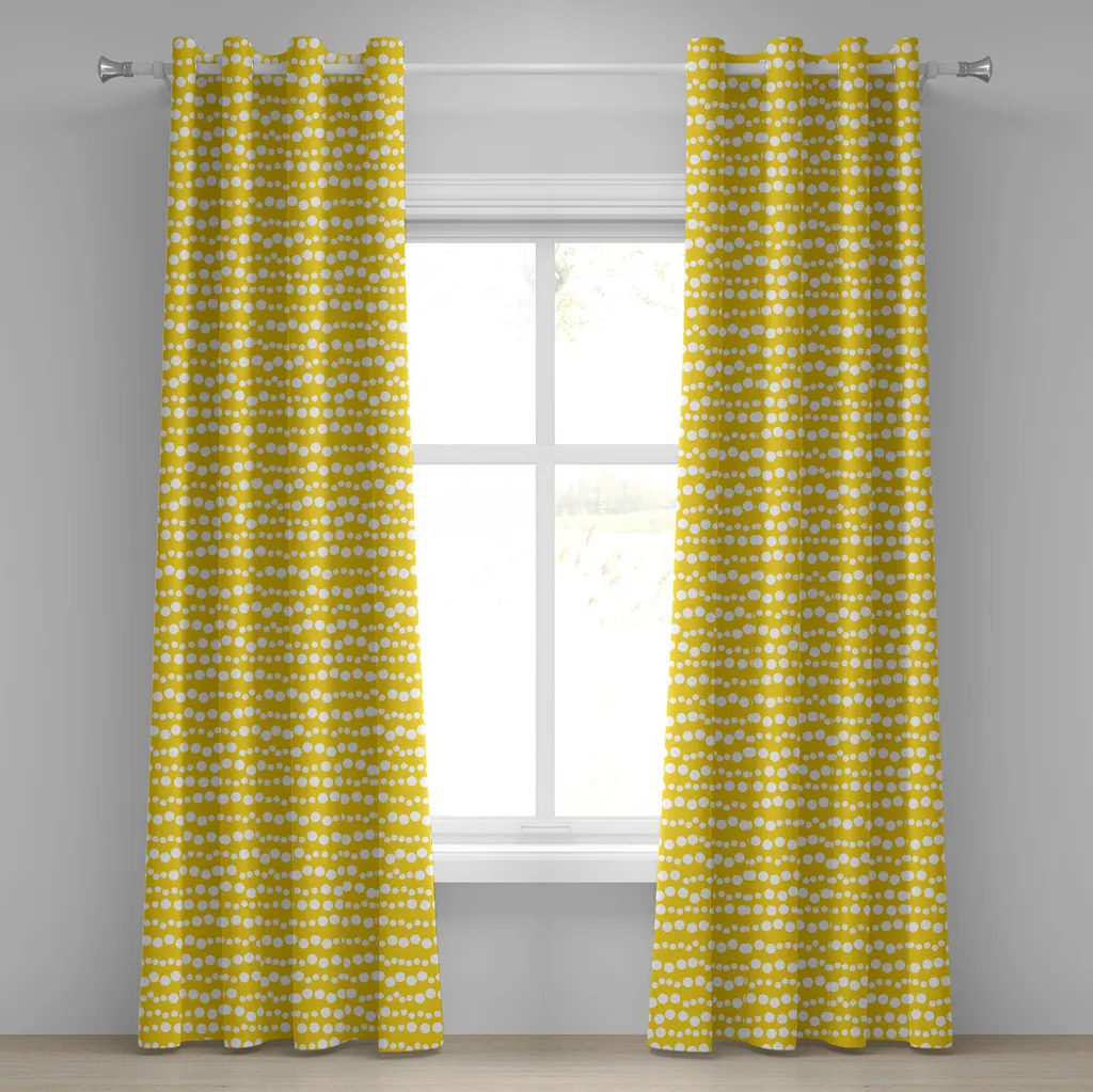 Tenda Moderna ABAKUHAUS Bubble Design 280x225 - Giallo e Bianco