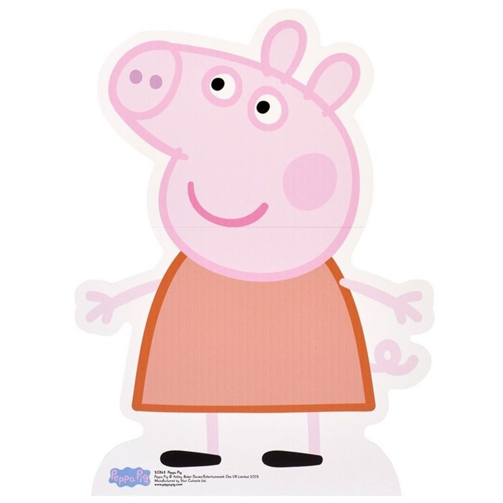 Pappaufsteller (Stand Up) - Peppa Pig (83 cm) Produktbild 