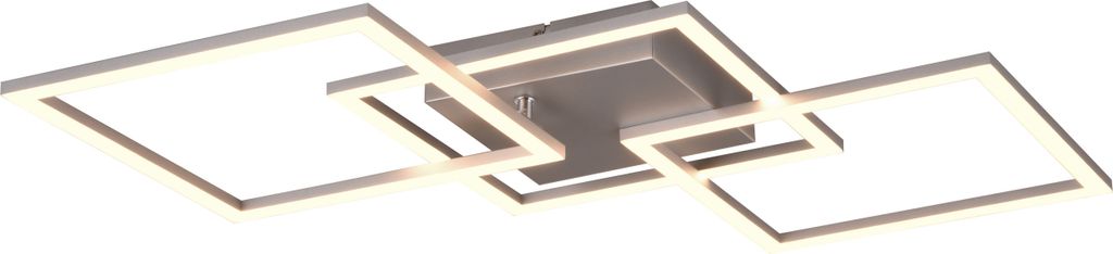 Stropné svietidlo štvorcové nastaviteľné strieborné TRAIL Obrázok produktu 