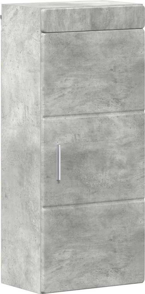 vidaXL Badezimmer-Wandschrank TULUM Beton Grau 37 x 24,5 x 86 cm
