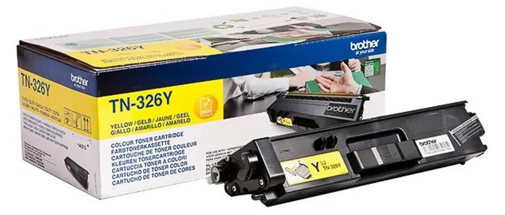 Brother TN-326Y tonercartridge, geel Productafbeelding 