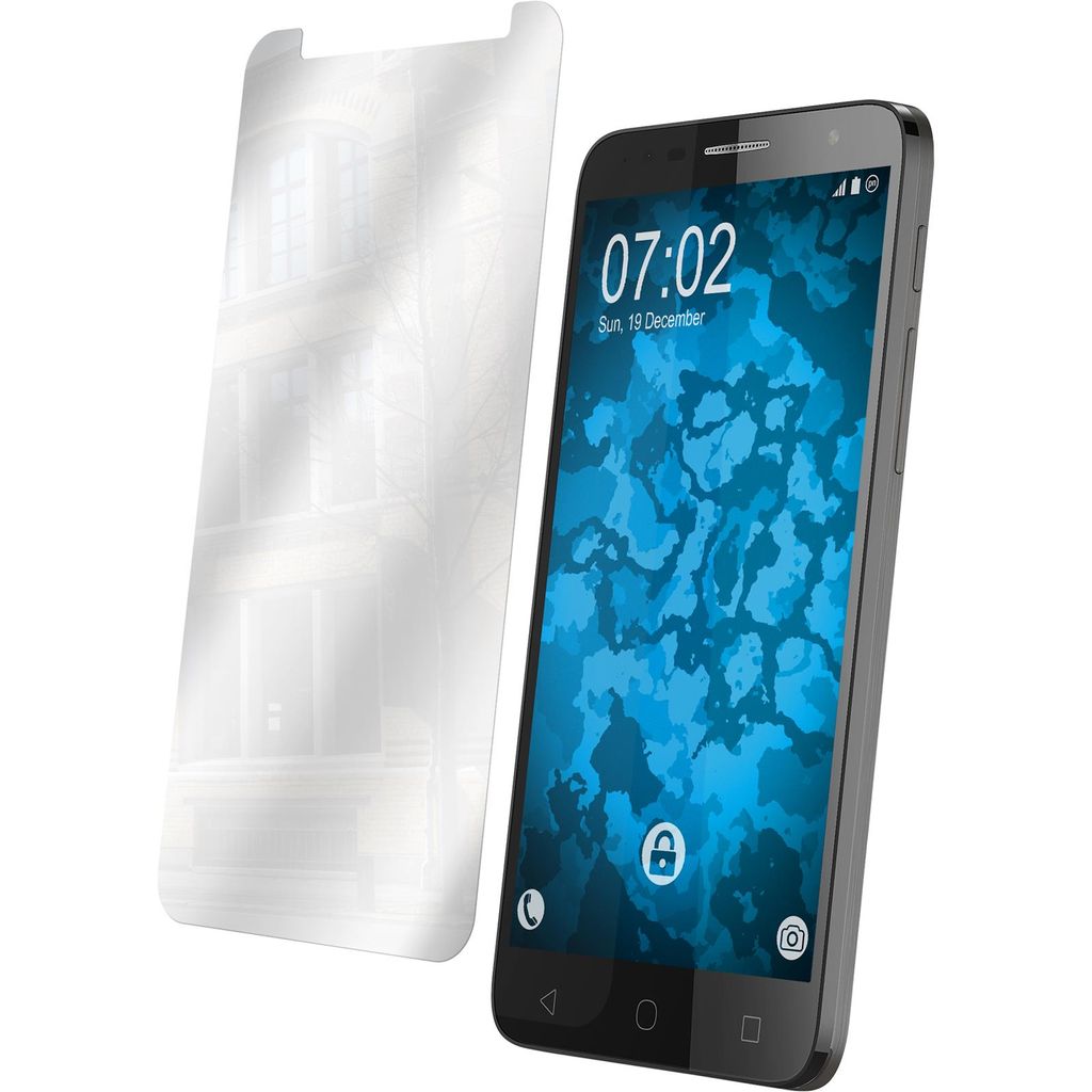 6er-Pack PhoneNatic Displayschutzfolien verspiegelt kompatibel mit Alcatel POP 4 Plus