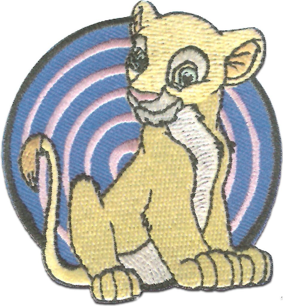 Disney Der König Der Löwen Nala - Aufnäher, Bügelbild, Aufbügler, Applikationen, Patches, Flicken, Zum Aufbügeln, Größe: 6 x 6,5 cm