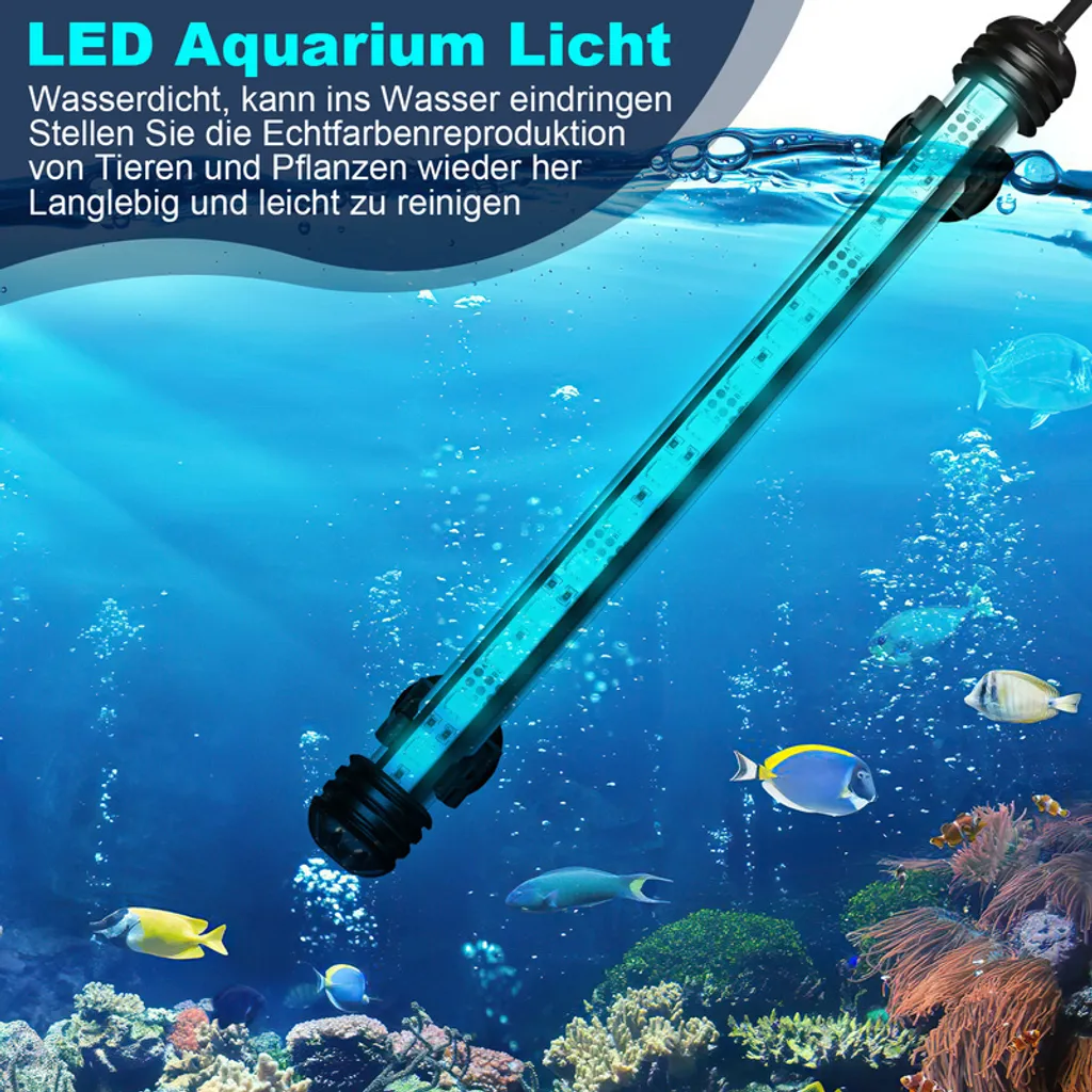 Offerta Yakimz 58cm LED Acquario: Timer, IP67 e Telecomando Inclusi - 6
