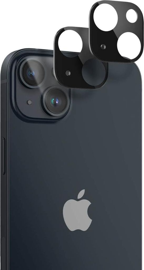2x Kameraglas für Apple iPhone 14/14 Plus Schwarz Schutzfolie Strapazierfähig