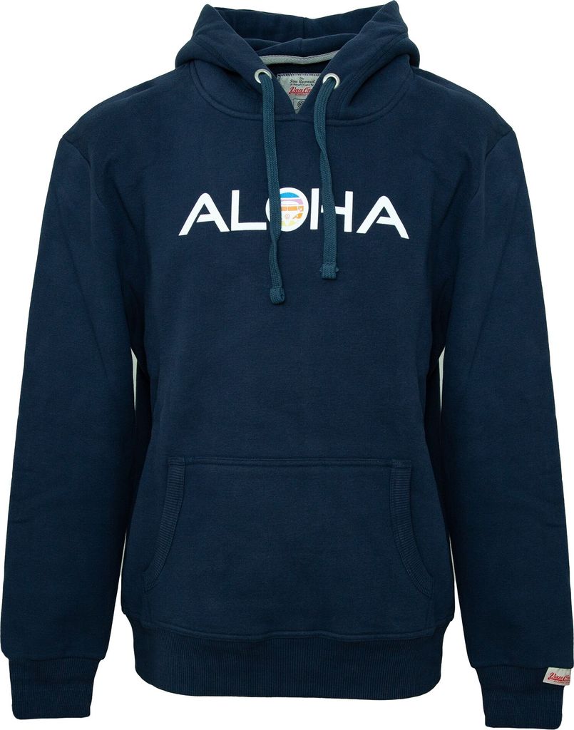 Herren Hoodie VW Bulli »ALOHA RETRO« Blau