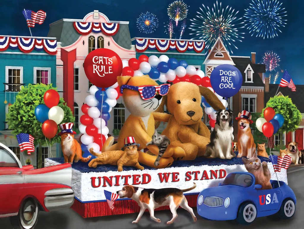 Puzzle de Qualité SunsOut United We Stand 300 pièces - Éco-conçu USA
