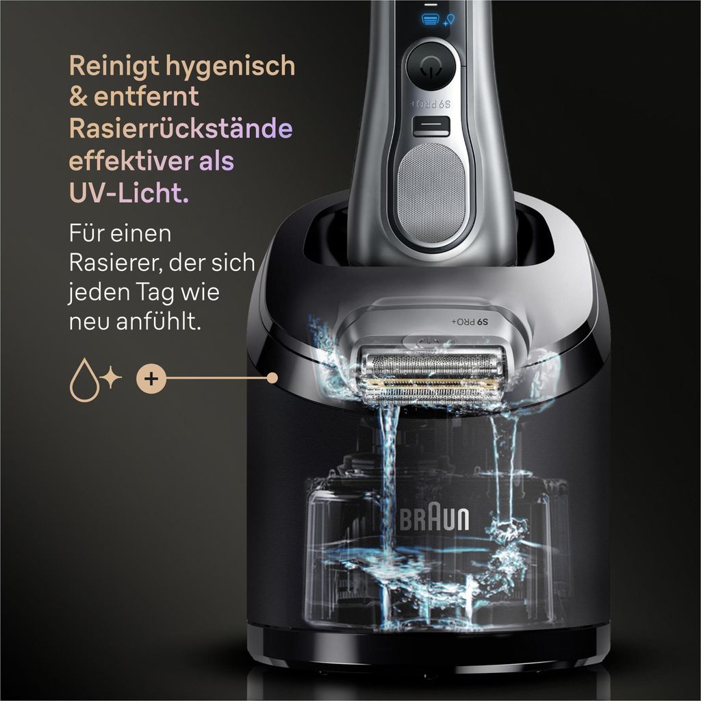 Braun Series 9 Pro+ 9667CC Foil shaver Trimmer Silver Image du produit 