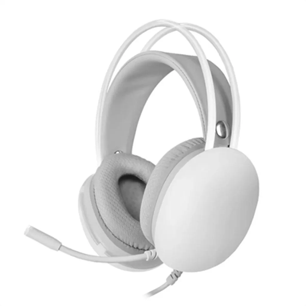 Casque RGB Flow sans fil blanc doté d'une autonomie longue durée