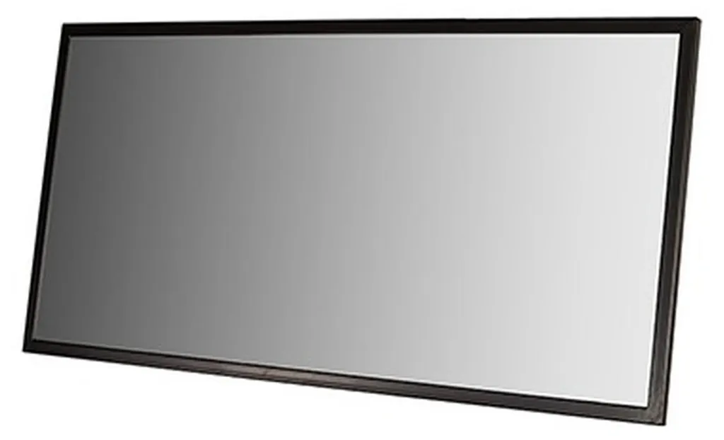 Grand miroir cadre bois 120x60 cm style classique pour salon et entrée