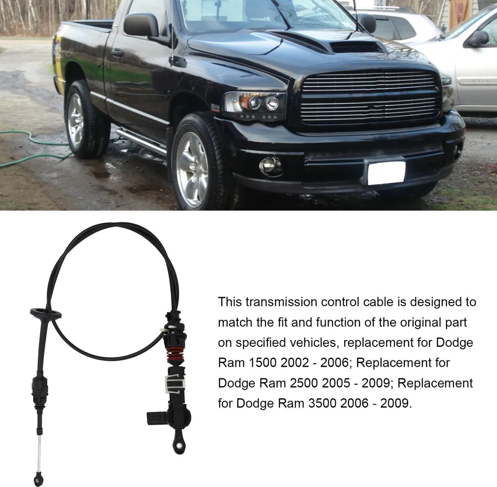 Câble de Commande de Boîte Auto 52107846AJ pour Dodge Ram 1500 2500 - 18