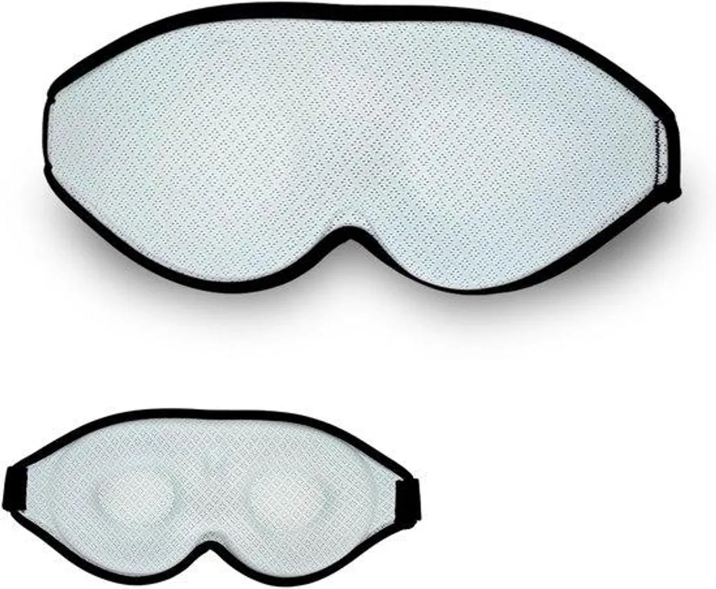 Masque de sommeil bleu ciel pour obscurité totale - Modèle ErgoConfort
