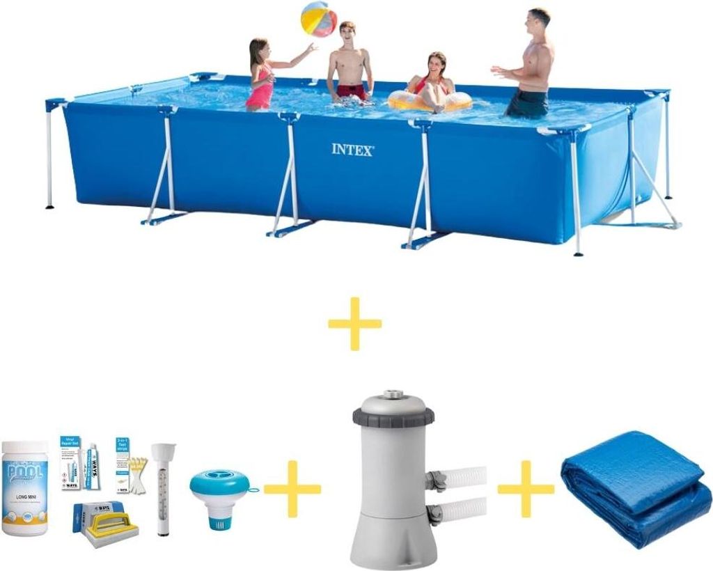 Rámový bazén Intex - 450 x 220 x 84 cm - včetně servisního Obrázek produktu 