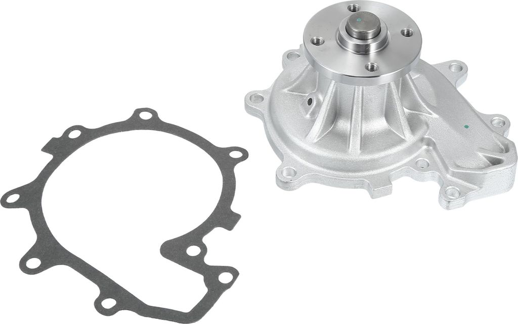 Wasserpumpen-Kit kompatibel für Isuzu NPR NPR-HD NQR NRR Dieselmotor 4HK1 4HK1T 4HF1, langlebige Metall-Silberton-Innenmotor-Wasserpumpe mit Dichtung