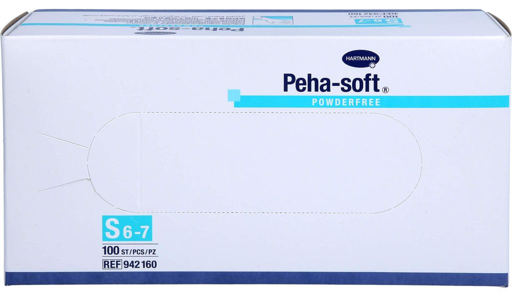 Gants d'examen Peha-soft powderfree en latex taille S 6 - Image du produit 