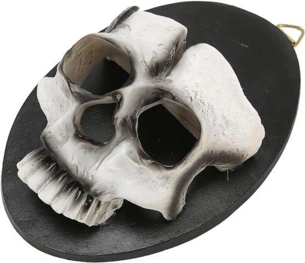 Skull-Licht Support Mural Lampe Frontale Crâne Déco Gothique Noire