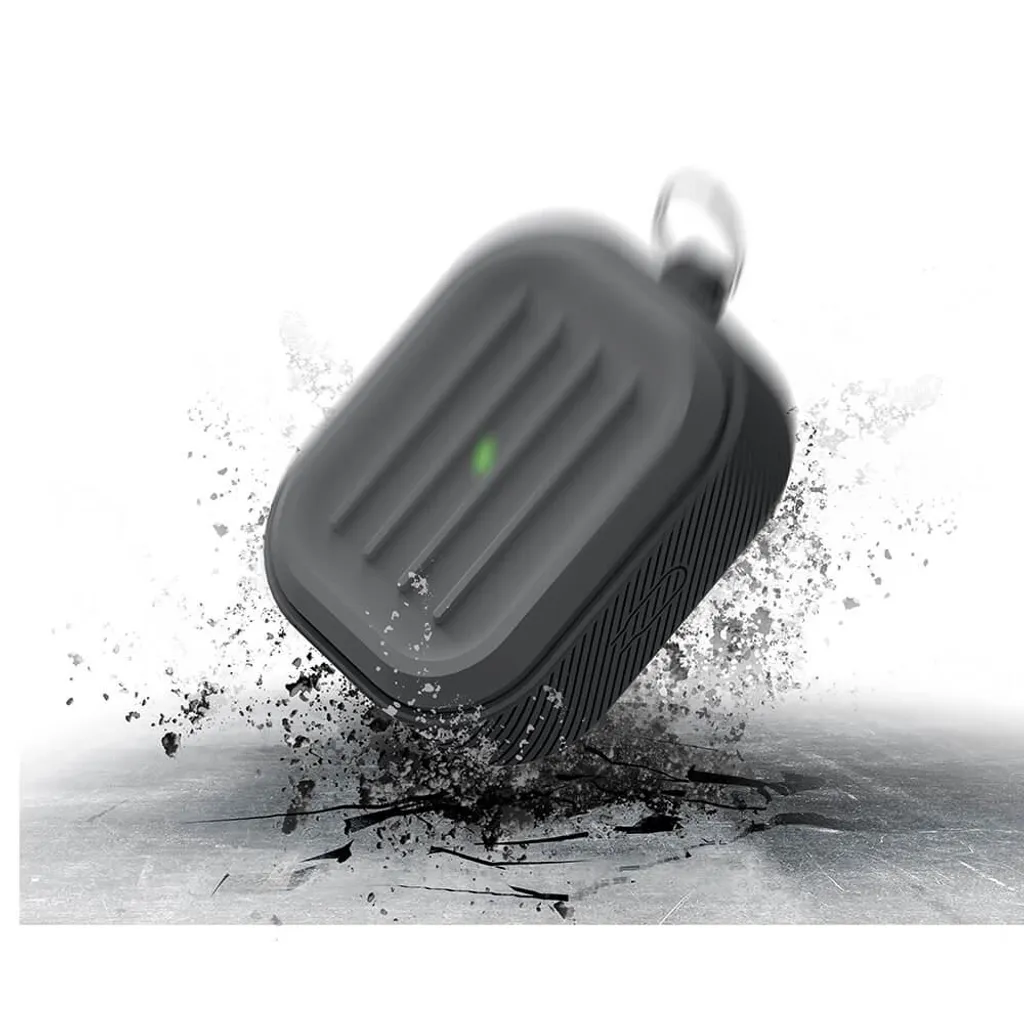 Elago Armor Case AirPods 3 Dark Grey - Custodia Rugged con Gancio - 5