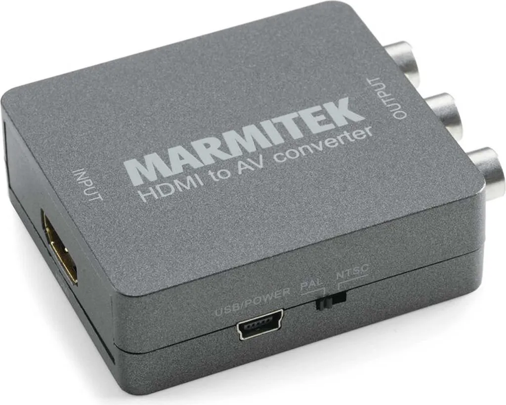 Adaptateur HDMI vers RCA Marmitek HA13 avec Conversion PAL NTSC Fluide